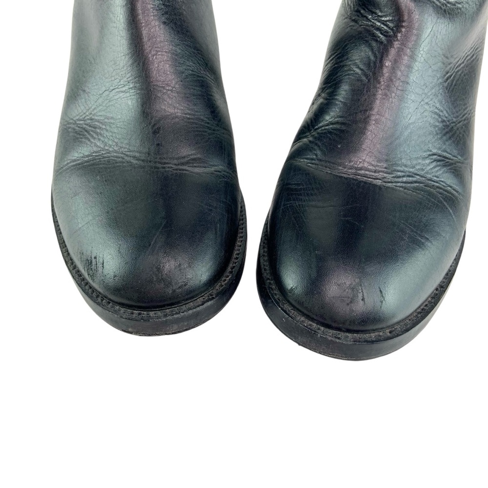 Tory Burch Black Tall Claremont Quilted Riding Boots - Picture 3 of 10